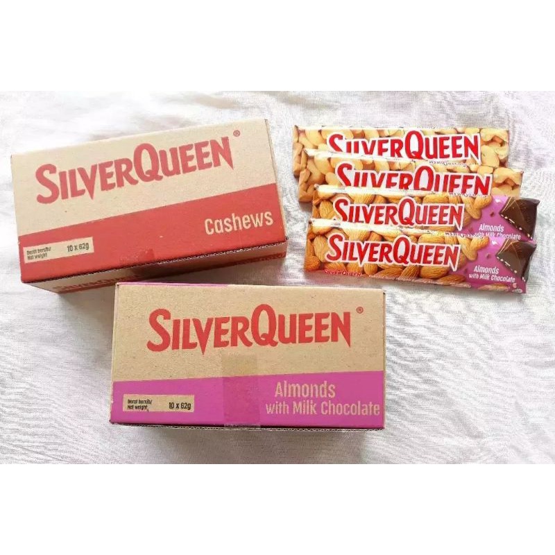 

COKLAT SILVERQUEEN BESAR 55GR ALMOND MEDE - 10PC