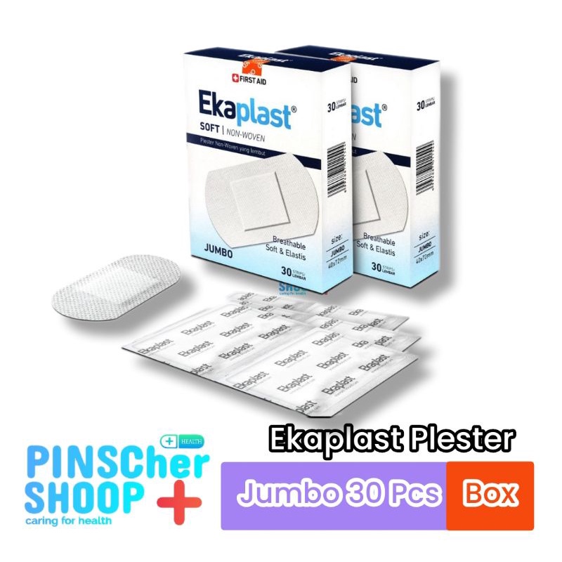 EKAPLAST PLESTER LUKA SOFT JUMBO ISI 30 / BOX