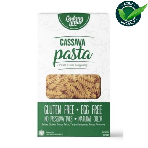 

LADANG LIMA Cassava Pasta Fusilli Fusili Singkong Gluten Free 100 gr