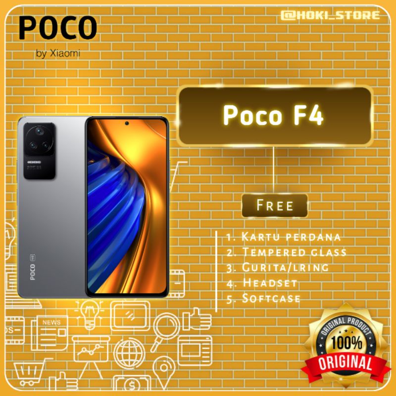 POCO F4 [6GB+128GB] & [8GB+256GB] GARANSI RESMI XIAOMI INDONESIA