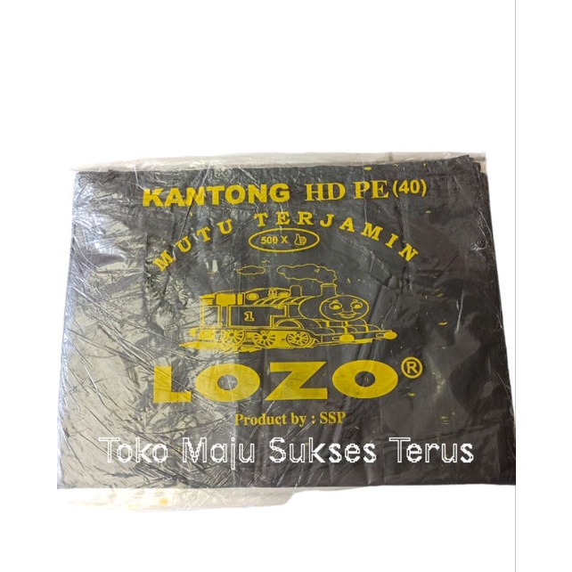 Kresek Kantong  Hitam Lozo Tebal Tidak Mudah Sobek