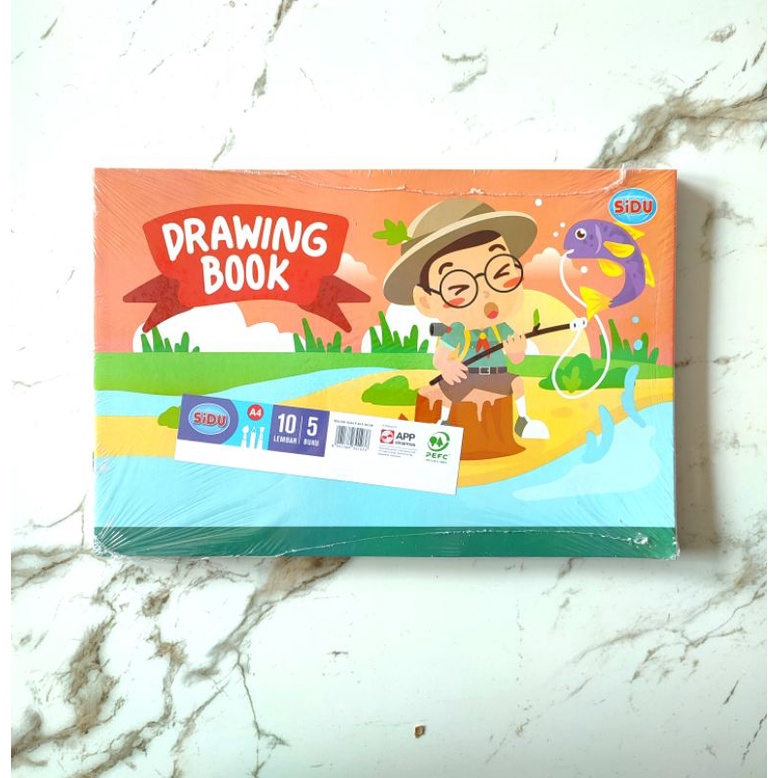 

RK Buku Gambar A4 SIDU Drawing Book A4 ( 1 Pack / 5 Buku)