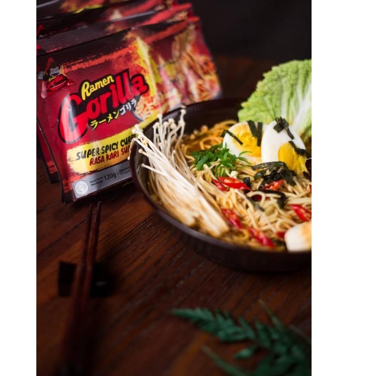 Pasti Untung--Mie Instan Ramen Gorilla Makanan Instan Mie Ramen Pedas