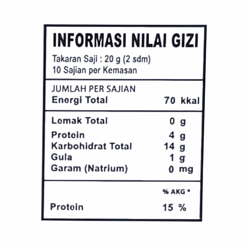 Gasol Tepung Kacang Merah Organik Whole Red Bean Powder Flour Organic 100%