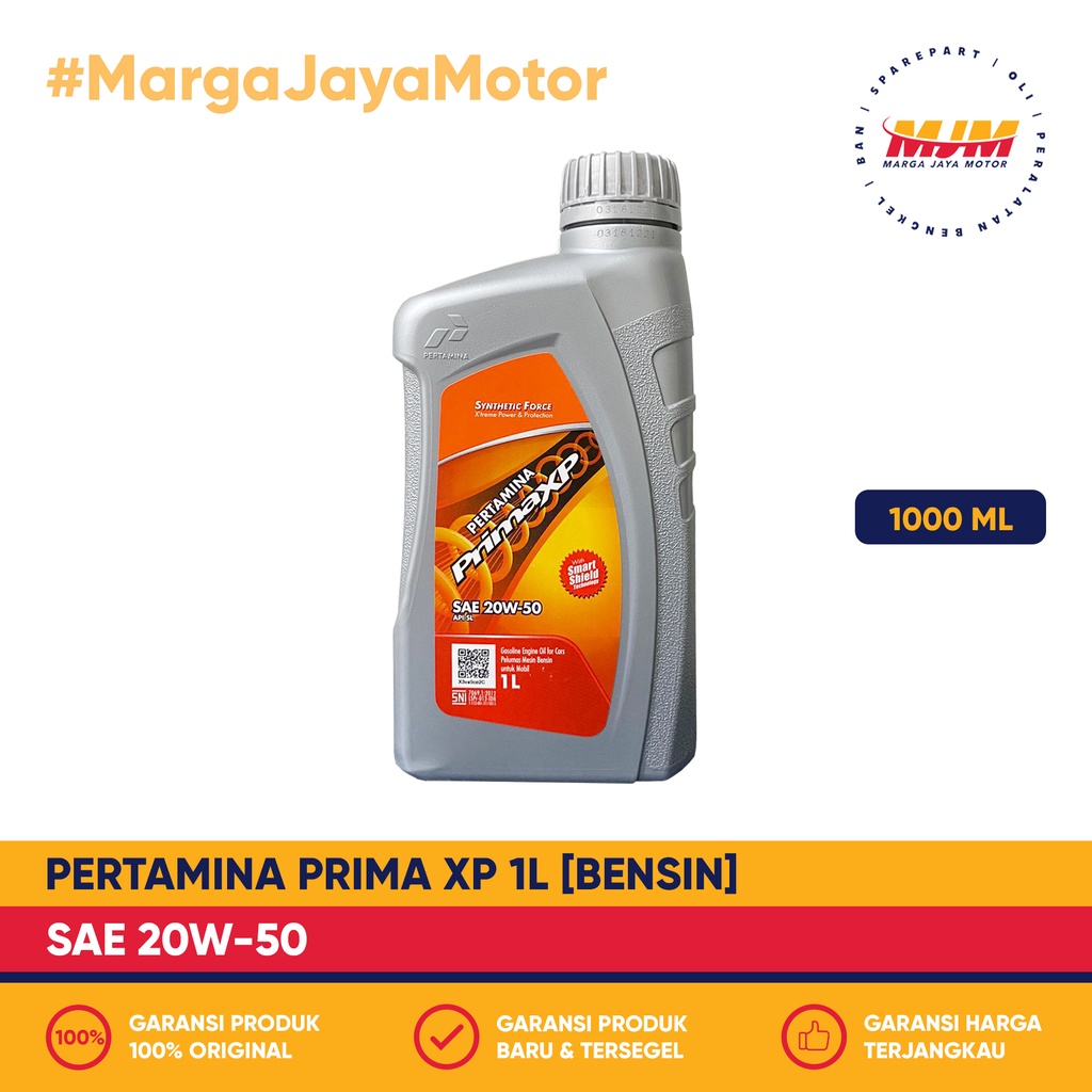 Prima XP 20W/50 1000ml Pertamina Oil 1L