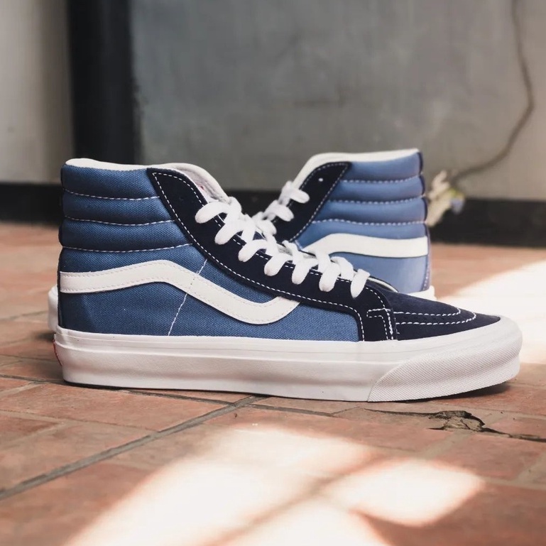 VANS SK8-HI VAULT OG LX NAVY/WHITE ORIGINAL 100% ( SPRING SUMMER '20 )