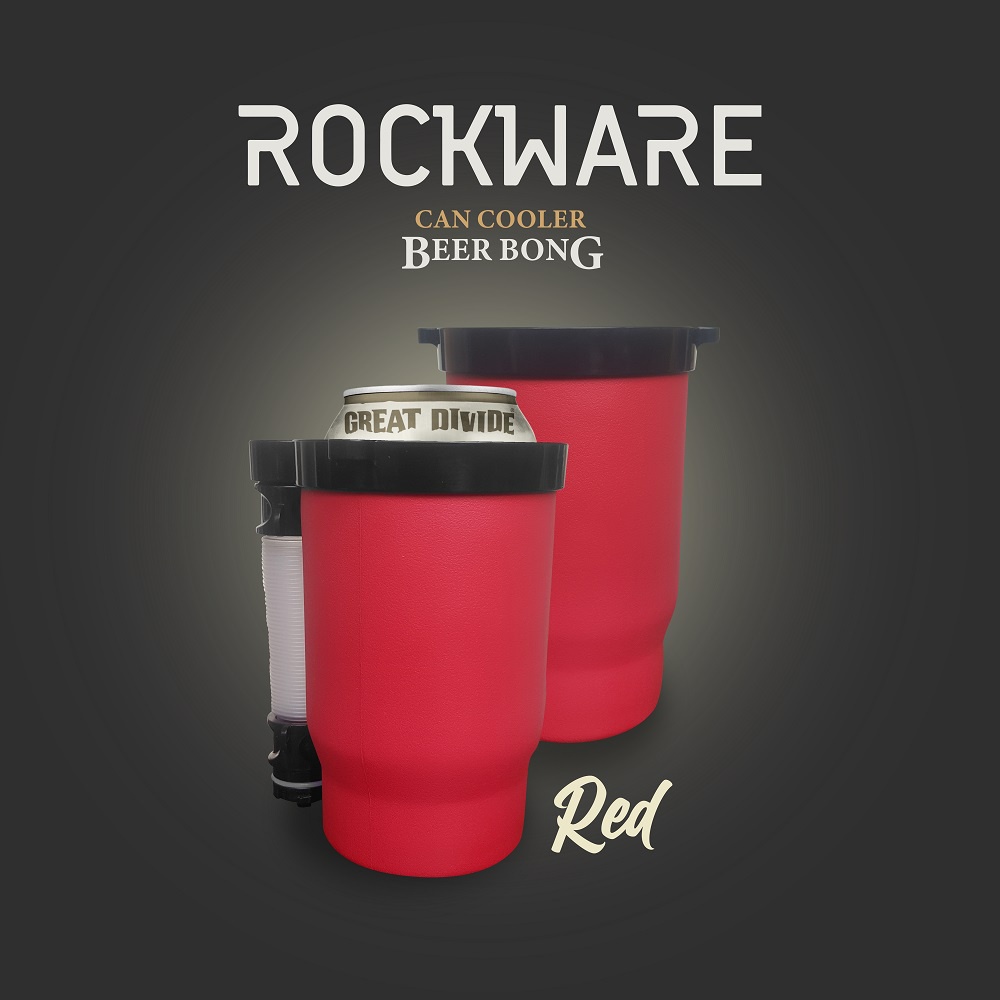 AKN88 - ROCKWARE Beer Pong - Portable Unique Drink Can Cooler For Party Event