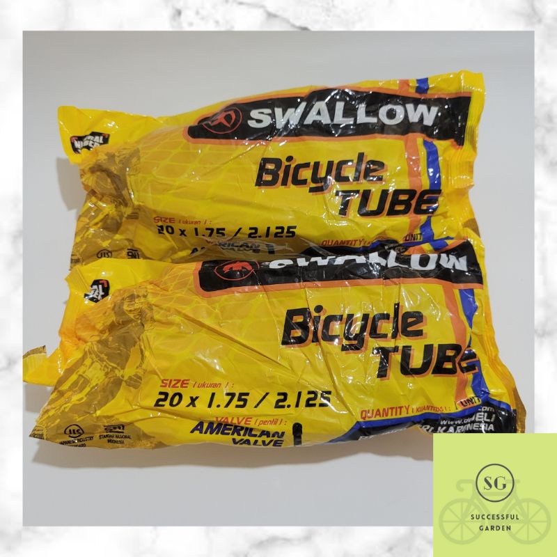 Ban Dalam Sepeda Ukuran 20 / Ban Dalam Sepeda 20 x 1.75 / 2.125