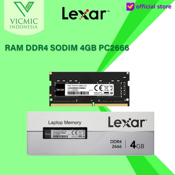 Ram Ddr4 Sodimm 4Gb Pc2666 Lexar - Ram Laptop - Komponen Pc / Komputer / Laptop
