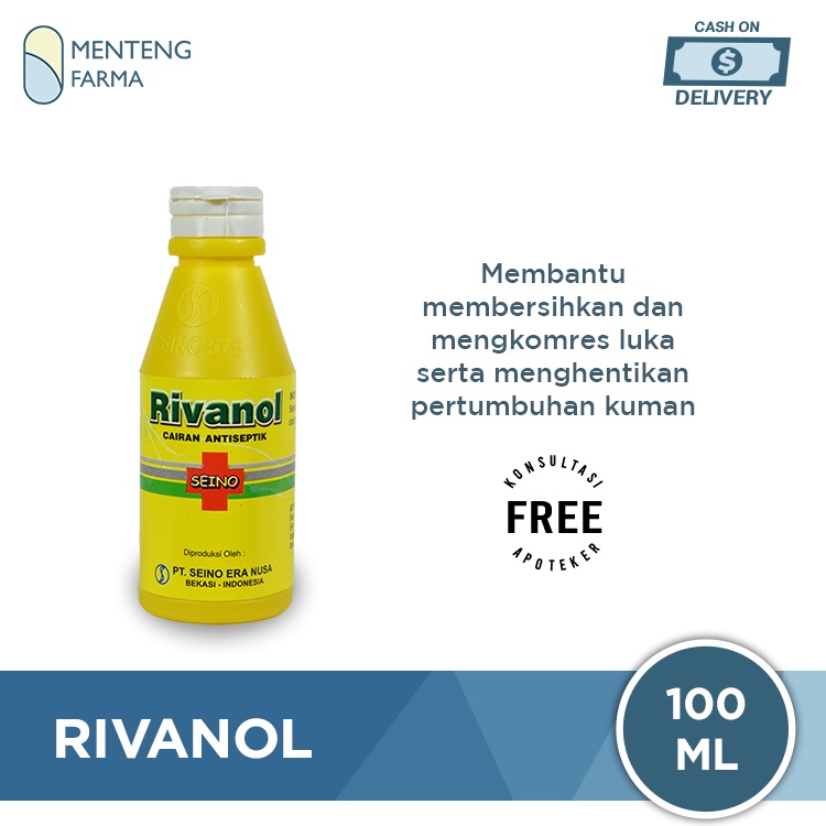 Rivanol - Pembersih Luka akibat Infeksi Jamur / Bakteri