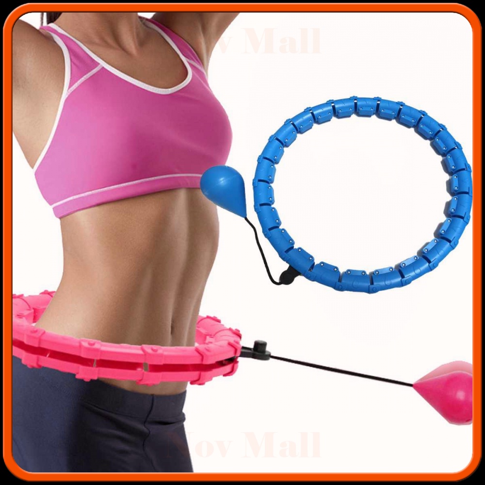 Alat Fitness Cincin Pelangsing Hula Hoop Adjustable MU948