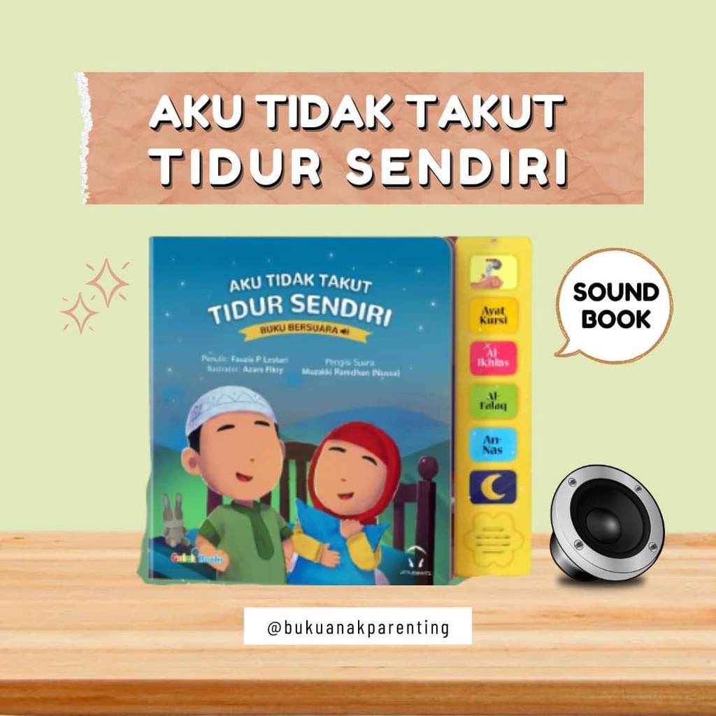 Sounds Book Nusa & Rara Aku Tidak Takut Tidur Sendiri