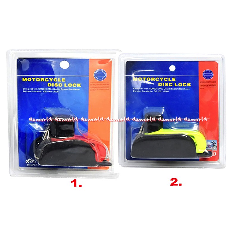 Tonyon Motorcycle Disc Lock Gembok Cakram Motor 5.5mm Kunci Pengaman Untuk Motor Motor Cycle Toyon Gembok Motor