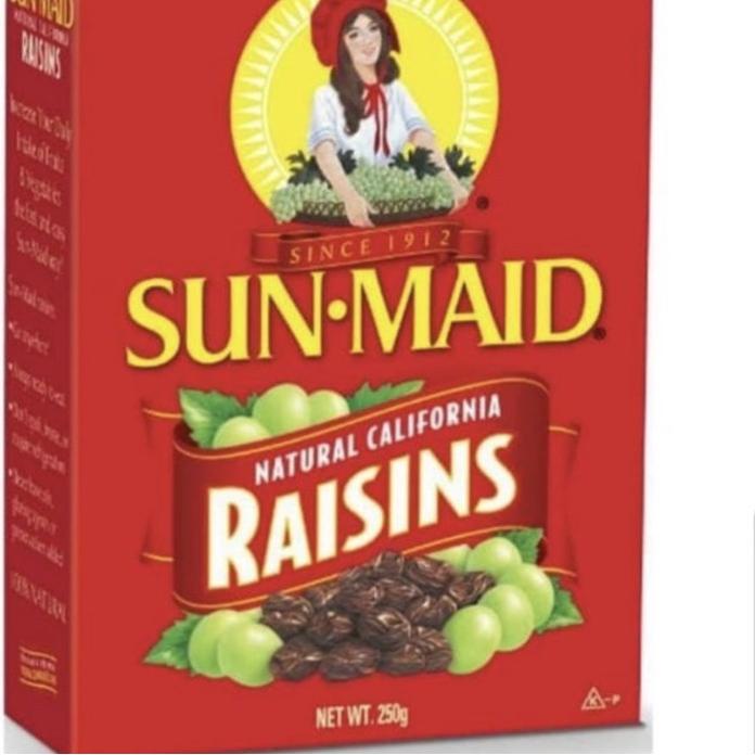 

KISMIS SUN MAID RAISINS CALIFORNIA 250gr /kismis kaleng