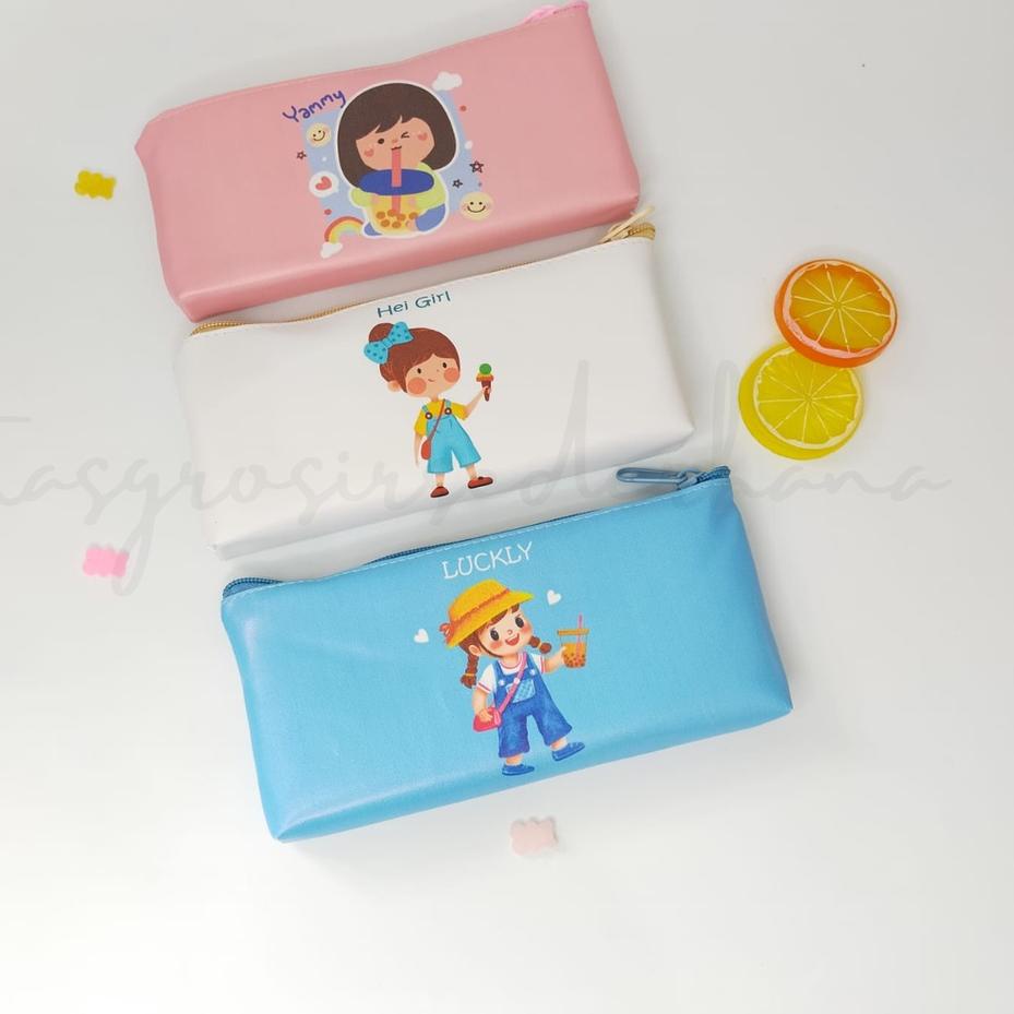 

ゔ TGS - KOTAK PENSIL MOTIF KARTUN LUCU UNIK / KOTAK PULPEN / TEMPAT ALAT TULIS TERMURAH ク