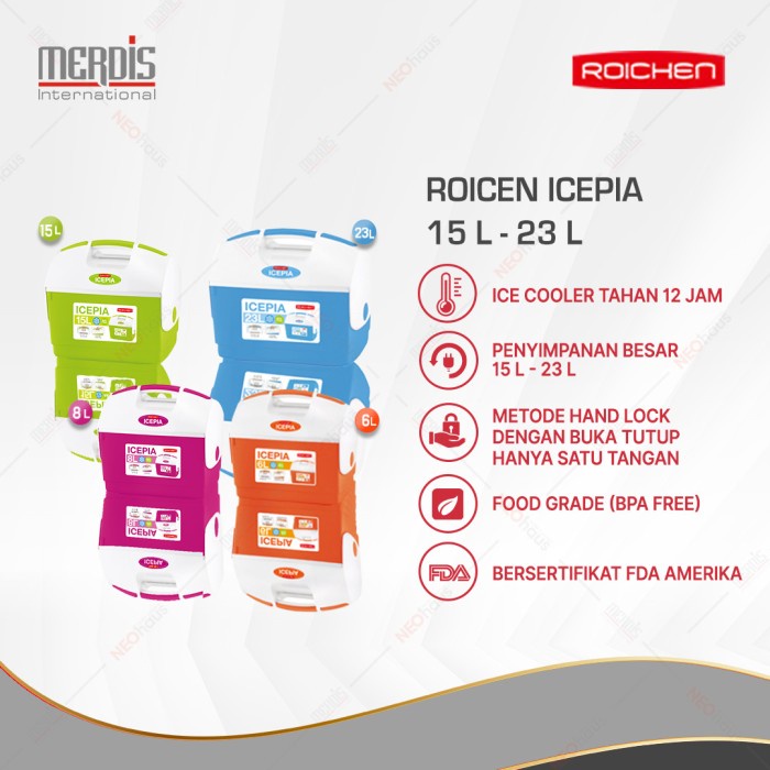 Roichen Icepia 15 Liter - Ice Cooler Box
