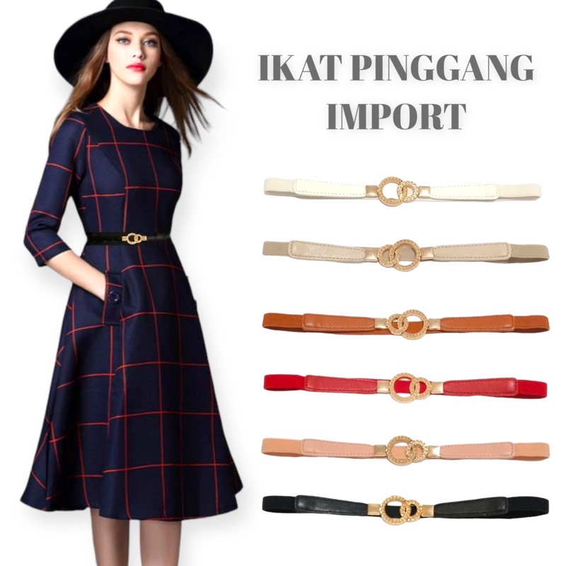 [SMARTGIRL] READYSTOCK TERMURAH KARET BELT / IKAT PINGGANG WANITA IMPORT 167/291/285/291/303/297