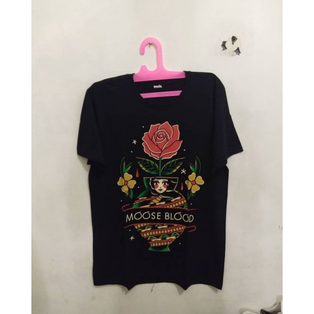 Moose Blood Kaos Band Tee Tshirt Baju Original Second Preloved Emo Pop Punk Rock Alternative