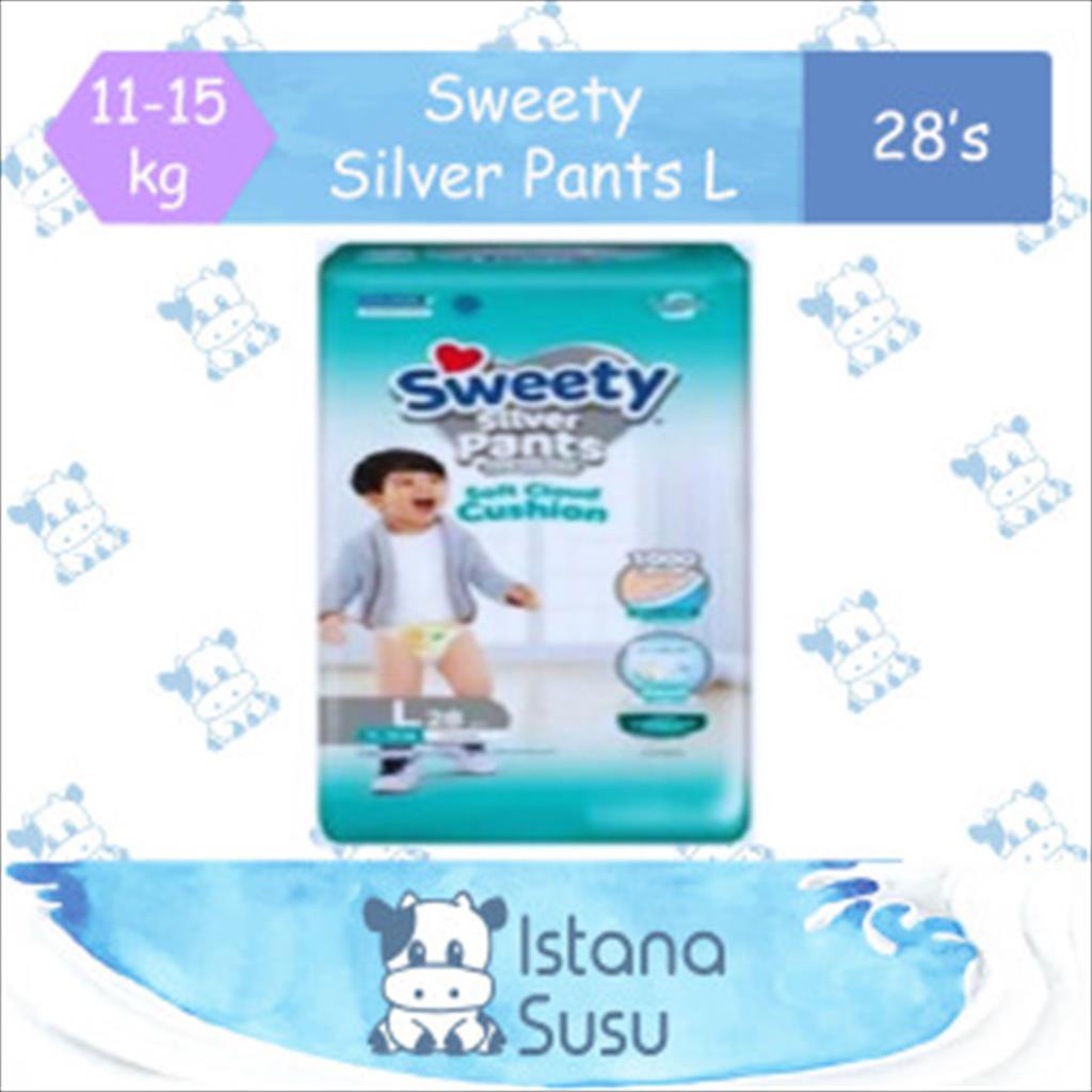 Sweety Silver Pants L 28