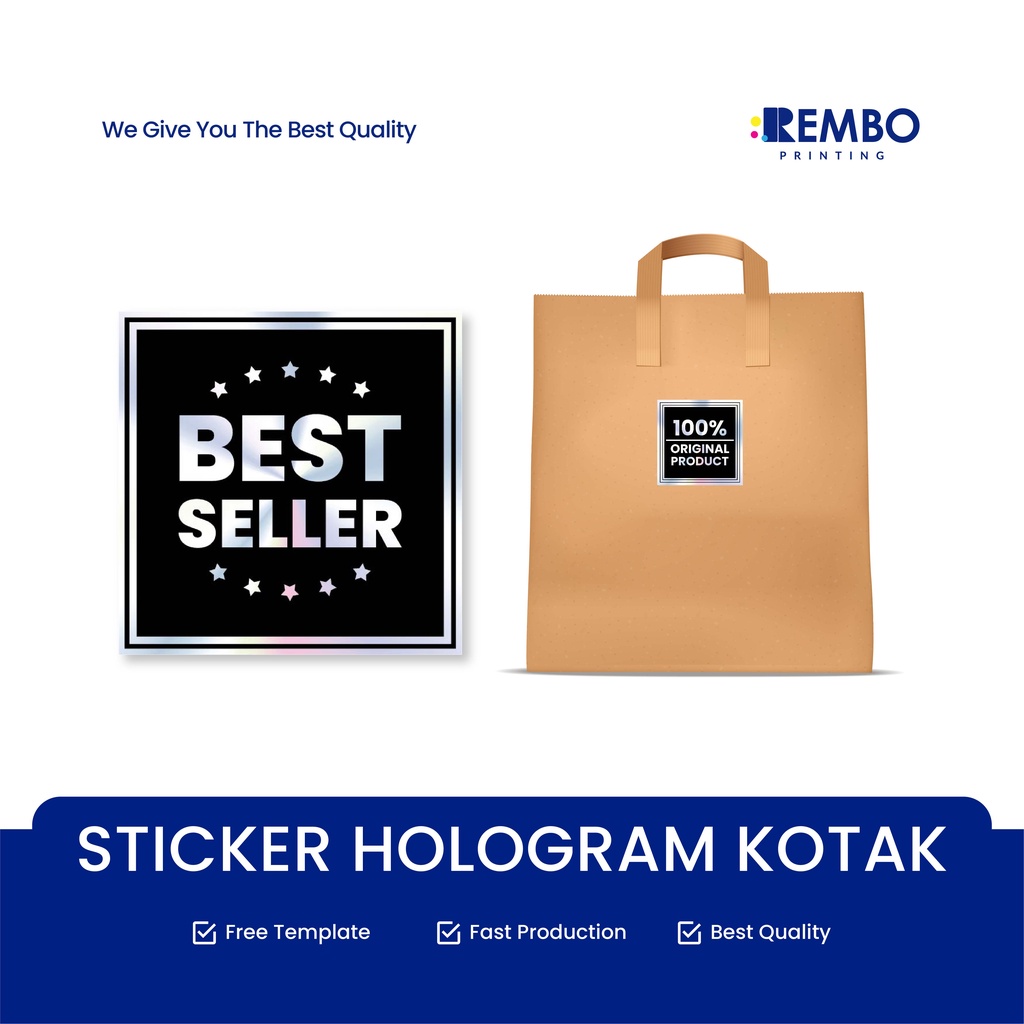 STIKER LABEL STICKER SEGEL THANK YOU ORIGINAL BEST SELLER TOP SELLER HOLOGRAM MURAH