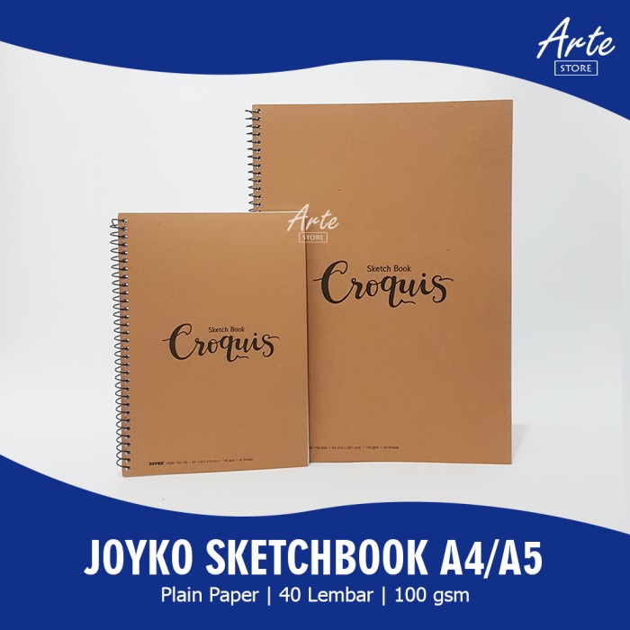 

Produk Unggulan Buku Sketsa - Joyko Sketchbook A4 / A5 Murah