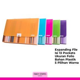 

Bantex Expanding File Map Harmonika 13 Sekat Folio F4 Motif Fancy