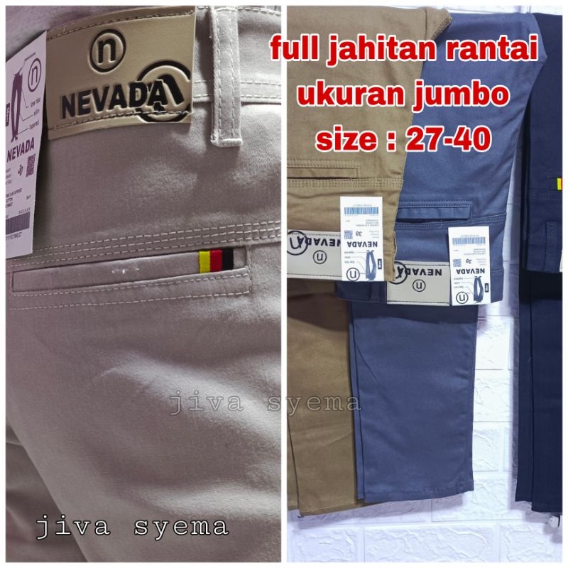 Celana Chino panjang Pria Premium Chinos distro Cinos Nevada Melar