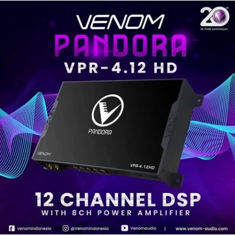 Processor venom pandora VPR 4.12 HD  DSP