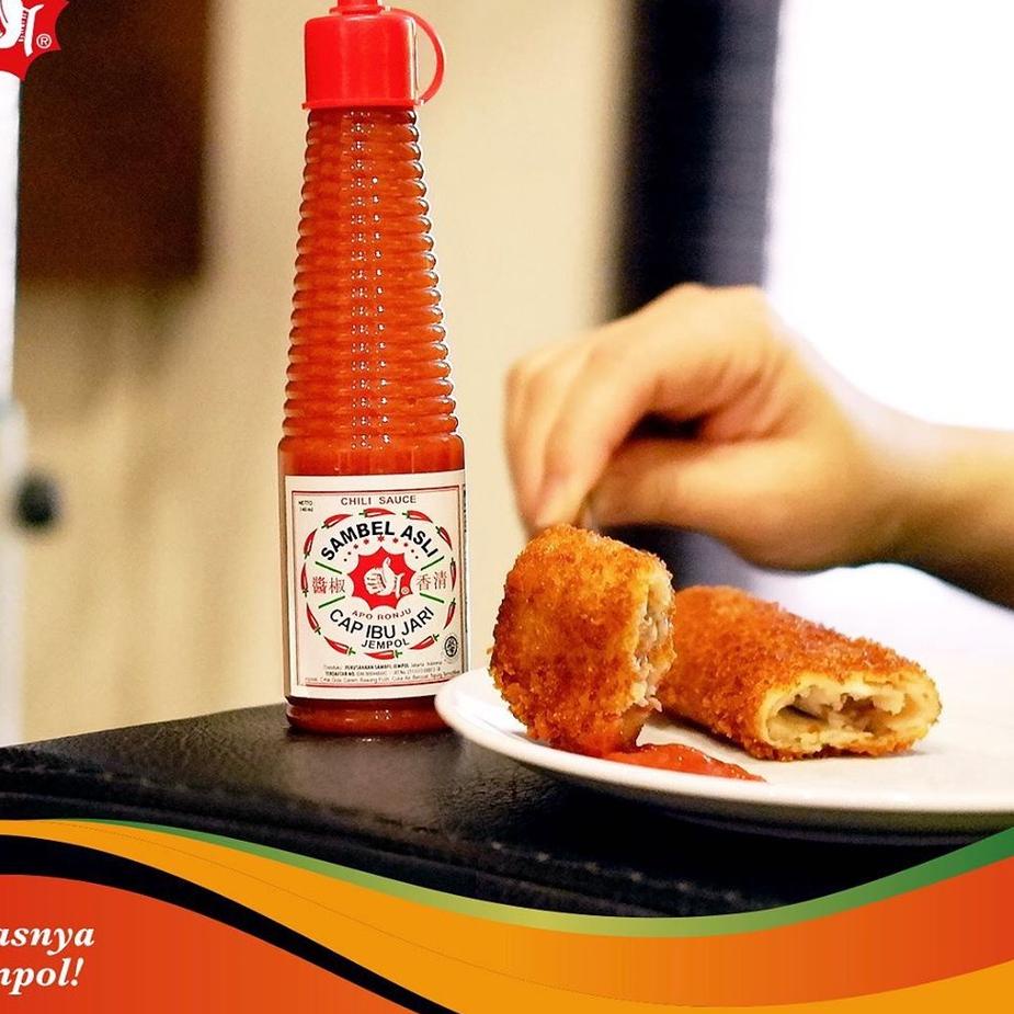 

SuperSale--[HALAL] Saus Sambal Asli Cap Jempol Ibu Jari 140ml (K) Saus Cabe Saos Sambel Botol Kecil