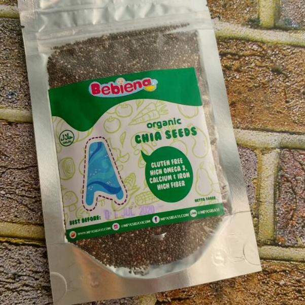 

Hemat Keras--Chia seeds organic untuk MPASI bayi