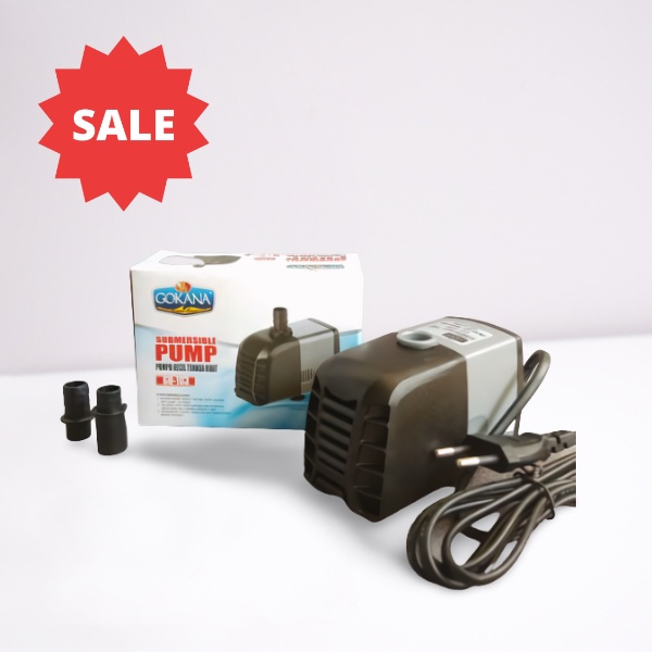 GOKANA GO-103 Pompa Aquarium Kolam Hidroponik 10watt Naik 1,7m Water Pump Power Head Submersible