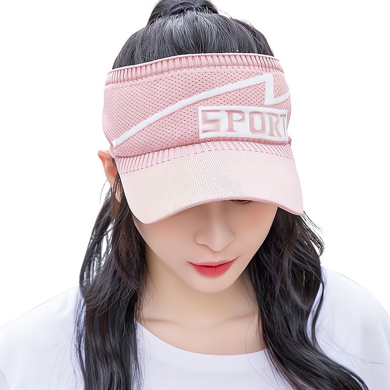 Topi Golf Senam Pantai Import Korea Rajut Karet olahraga Sport Genuine