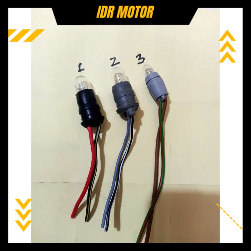socket soket kabel fiting lampu senja spedometer sein motor harga satuan Pcs