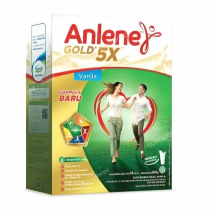

[ COD ] anlene gold 5x vanilla 650gr