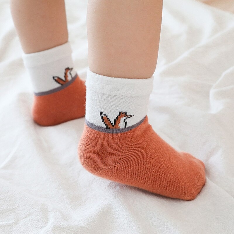 COD - kaos kaki bayi lucu 1 SET ISI 5 pasang karakter / kaos kaki anak UNISEX usia 0-5 tahun  import premium / brownieground