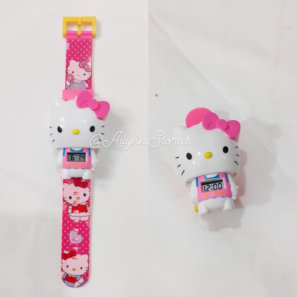 Jam tangan anak pop it out karakter unicorn little pony ironman