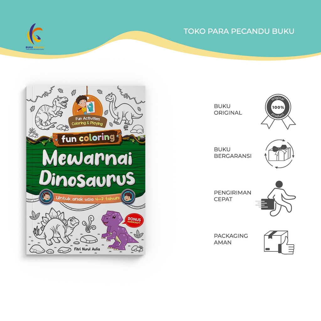 

[ SALE ] BUKU MENGGAMBAR - BUKU SERI FUN COLORING TERBARU - CIKAL AKSARA