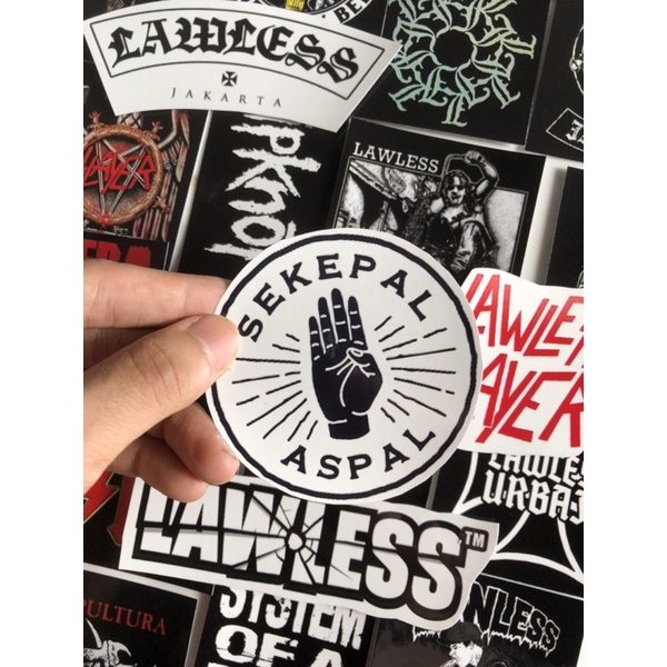 STICKER PACK [LAWLESS PACK] / STICKER AESTHETIC / STICKER RANDOM ISI 5 / STICKER METAL / STICKER POP / STICKER INDIE / STICKER BAND(BISA COD) STICKER PACK [LAWLESS PACK] / STICKER AESTHETIC / STICKER RANDOM ISI 5 / STICKER METAL / STICKER POP