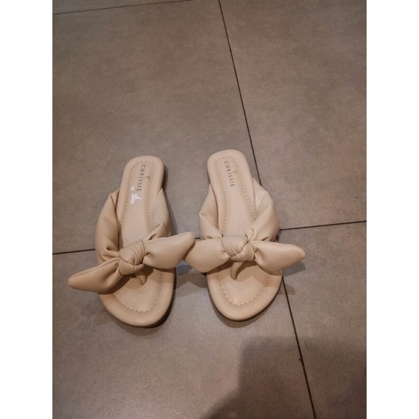 sandal chrissie demi knot cream by payless