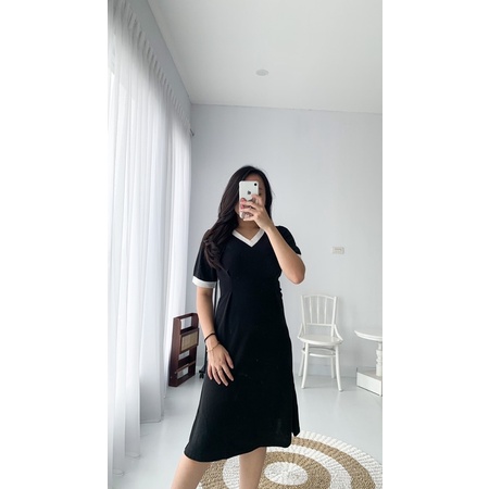 [ LittleBigCloth ] Livy Classic Dress // Dress Polos Wanita Dress Casual Dress Bigsize