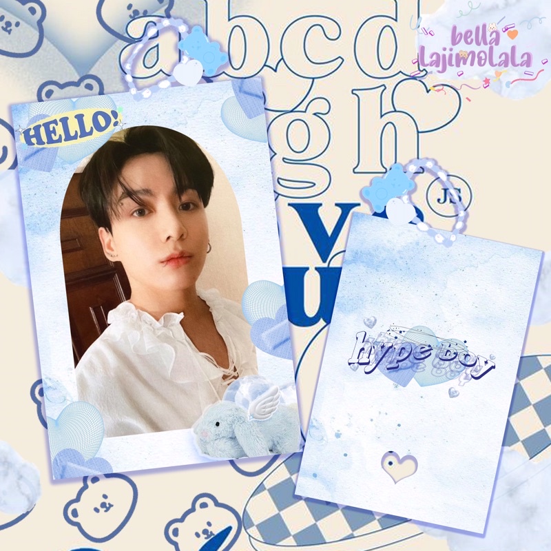 HYPE BOY ACRYLIC PHOTOCARD HOLDER