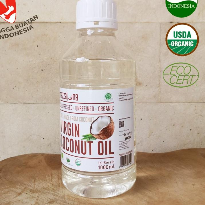 

SALE!!VCO Organik Mezzaluna 1 Liter EVCO Extra Virgin Coconut Oil Minyak kelapa virgin|KD8