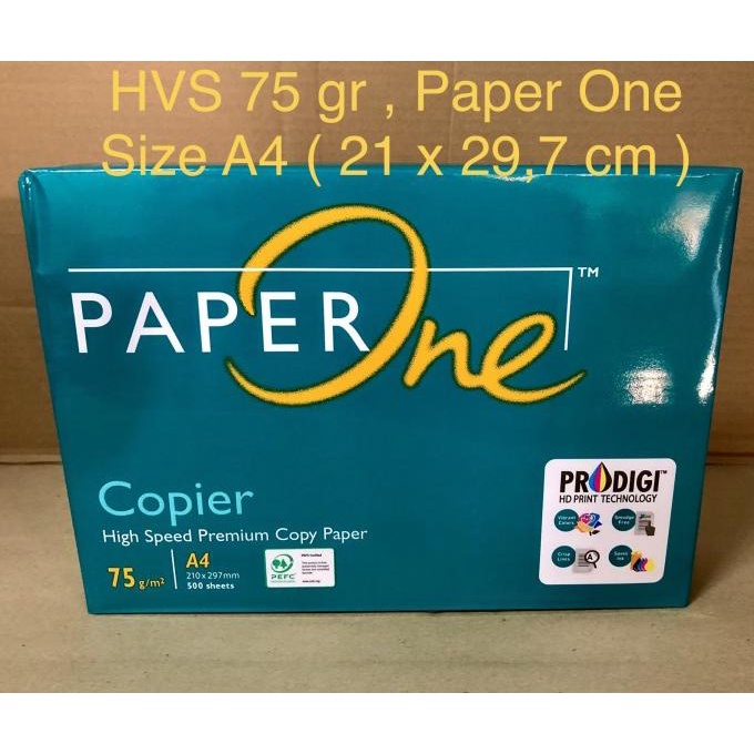

SALE Kertas Hvs 75 gr A4 , Paper One