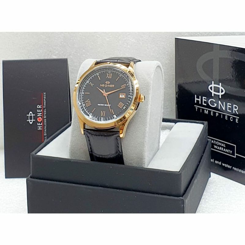 Jam Tangan Kulit Hegner Original Terlaris Fashion