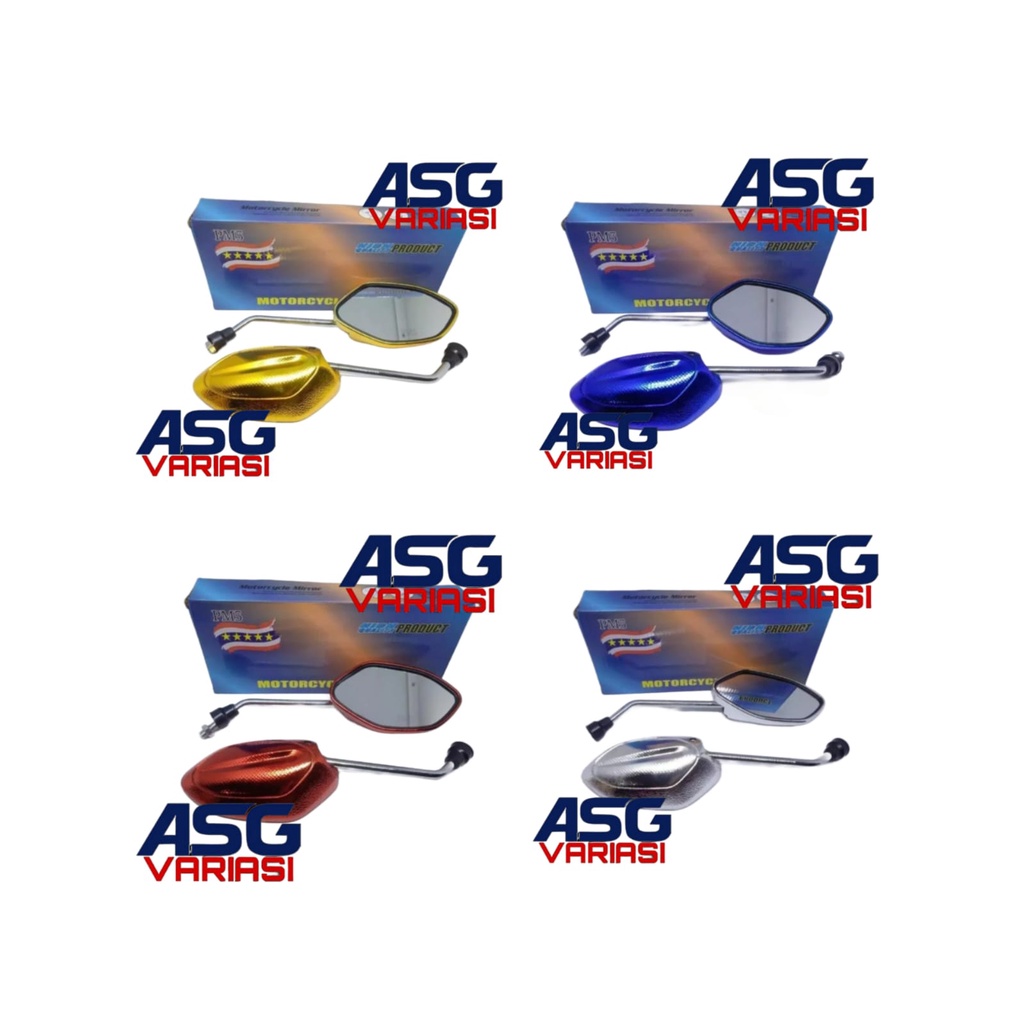 SPION MOTOR WARNA VARIASI SPION MOTOR HONDA BEAT VARIO TANGKAI CROME PANJANG