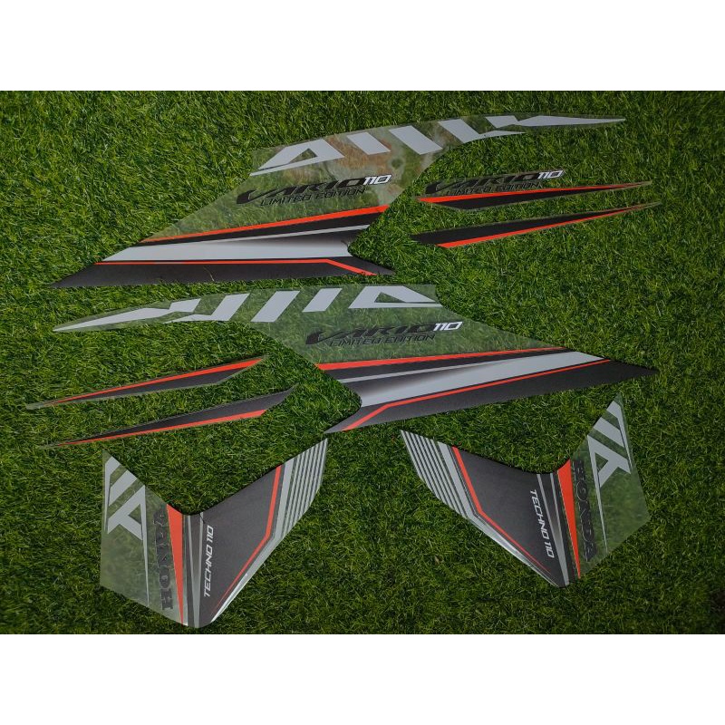 STRIPING STICKER VARIO TECHNO 110 KARBU TRANSPARAN