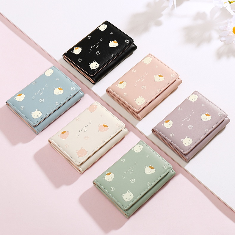 Dompet motif buah lucu Dompet Wanita Kecil Bahan Kulit PU Leather Premium Y8303