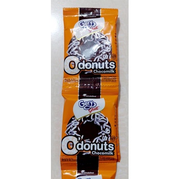 Gery Saluut Malkist Chocolate renceng ecer 500 ( 9 gr x 20 pcs) / Gery Saluut O'donuts Chocomilk 8g x 24 pcs