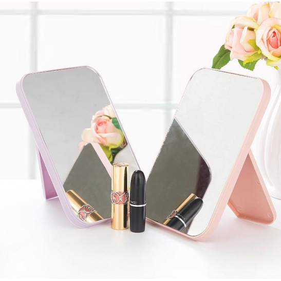 Cermin Lipat Persegi / Kaca Makeup Beauty