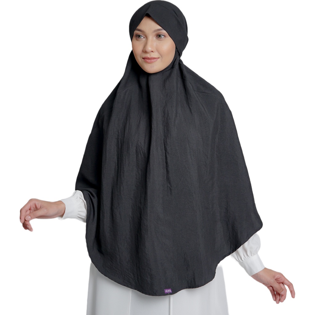 Elzatta Hijab Jilbab Kerudung Bergo Instan Tali Polos Syar'i XL Airflow